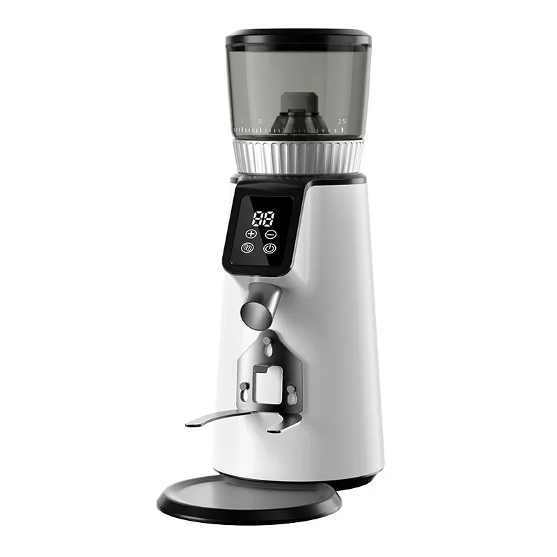 Electric Coffee Bean Grinder, 200G Bean Hopper, Conical Burr Grinder, Precise Grind Size Adjustment, Professional-Grade for Home
