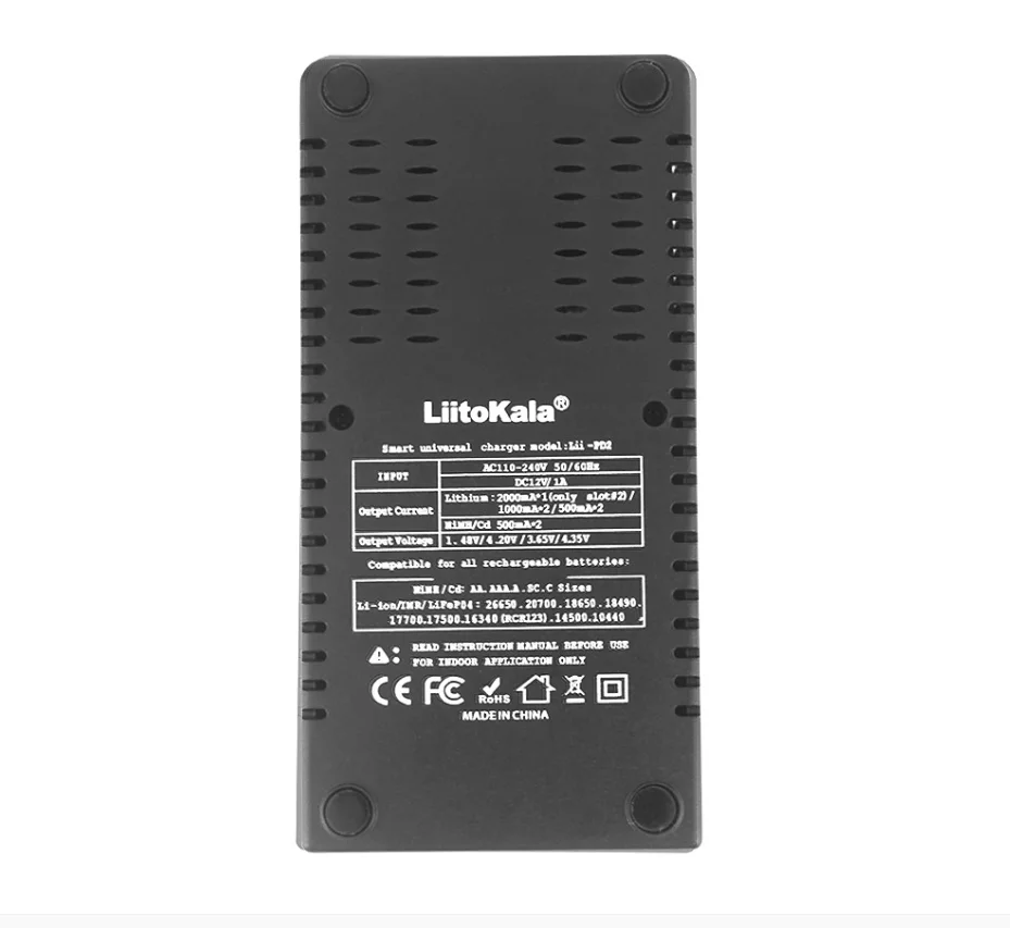 LiitoKala Carregador Inteligente Universal, Lii-PD4, Lii-PD2, Lii-402, Lii202, Lii100, 18650, 21700, 18500, AA, Bateria AAA