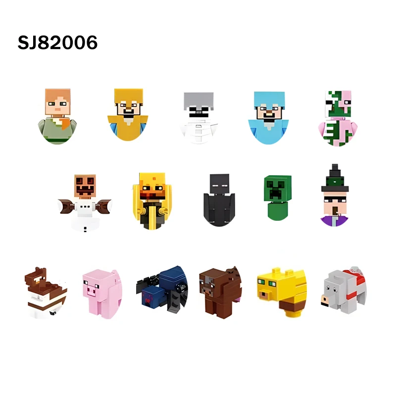 

Building blocks,figureshumanoid dolls,mini figures,humanoid dolls,children's toys,birthday gifts,cartoon characters SJ82006