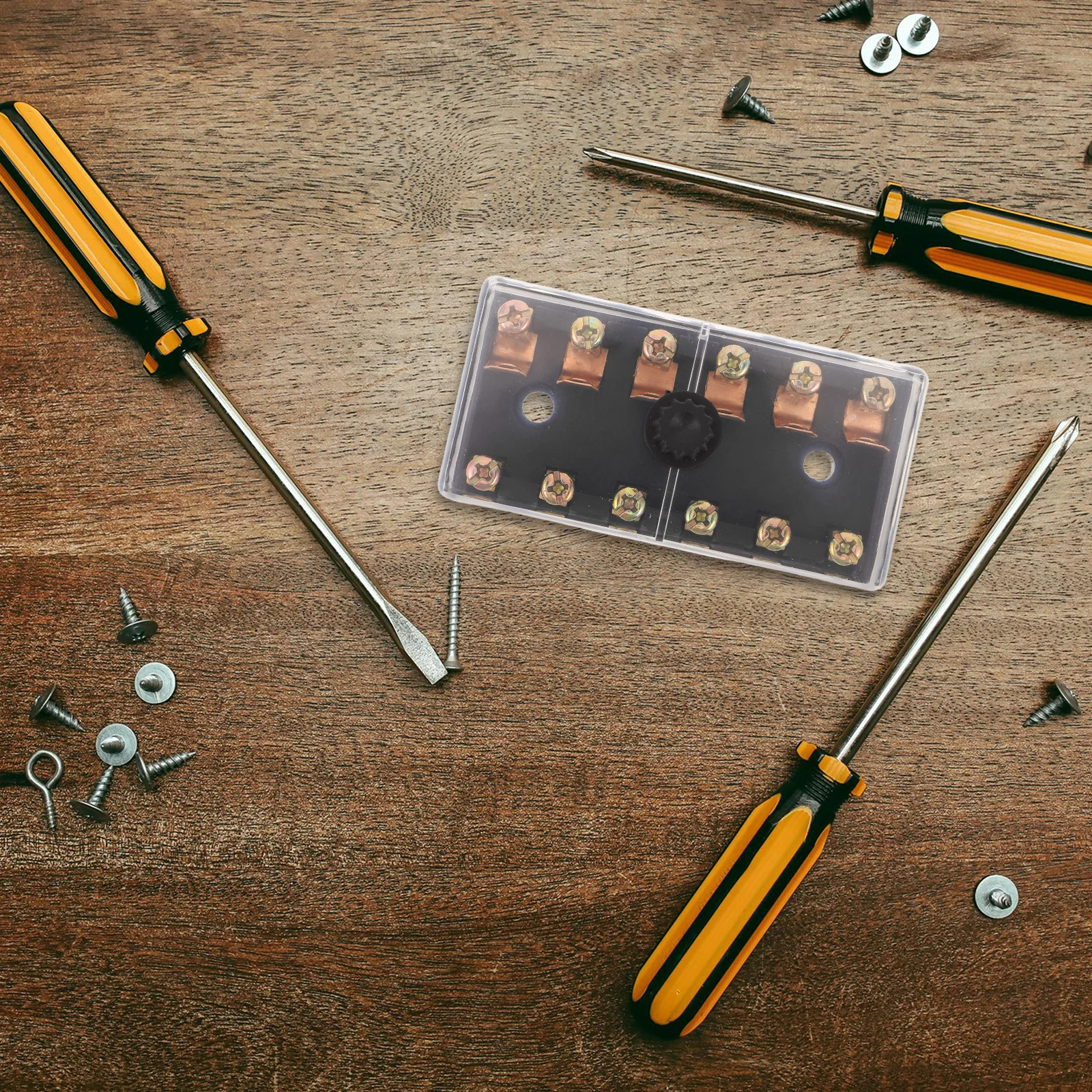 

Car Automotive Electrical Distribution Box 6x30mm Six Circuits Fuse Distribution Panel Block Rv Boat Auto Fuse Holder Terminal