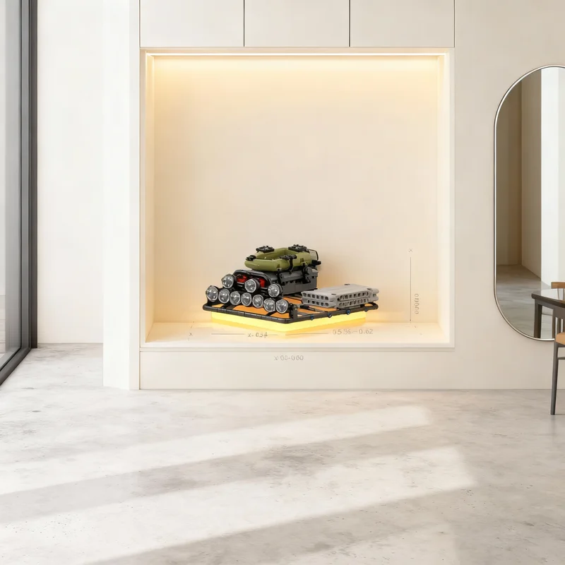 ชุดตัวต่อ MOC 264 ชิ้น ไฟติดแร็คหลังคา แบบจำลองทางเทคนิค ของเล่นตัวต่อสร้างสรรค์ DIY แนวคิดการศึกษาสร้างสรรค์ ของขวัญคริสต์มาส ตัวต่อ