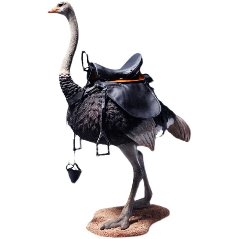 Ostrich simulation animal platform scene model ornament, which can be creatively matched with home ornaments
