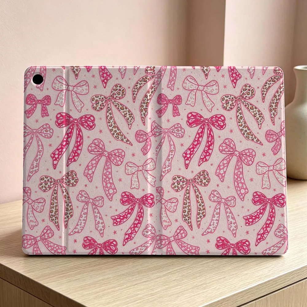 Design pink bow pattern Soft For Samsung Galaxy Tab S11 S10 S9 S8 S7 S6 A11 A9 A8 A7 Ultra Lite FE Plus Inch Tablet Case