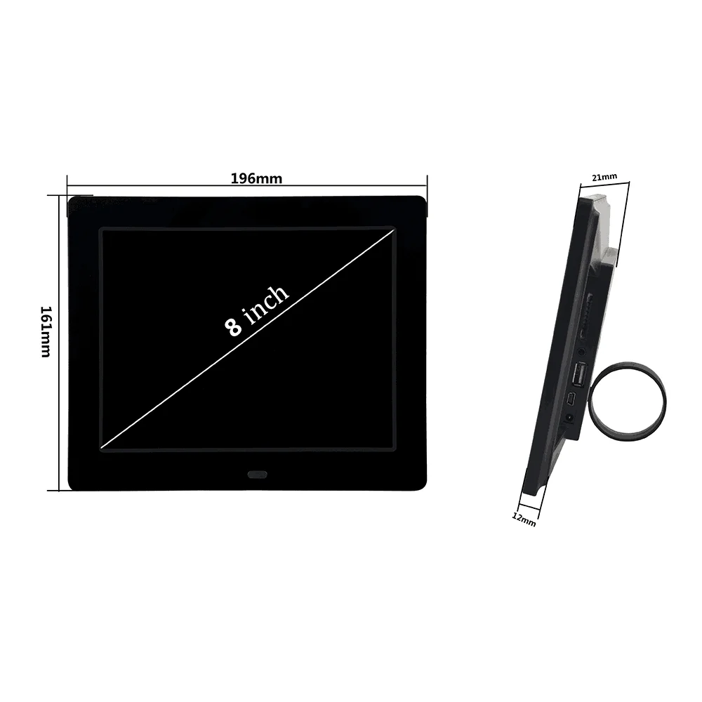 Heißer Verkauf Großhandel 10,1 Zoll elektronisches digitales Fotoalbum schlanker LCD-Bilderrahmen elektronischer Bilderrahmen