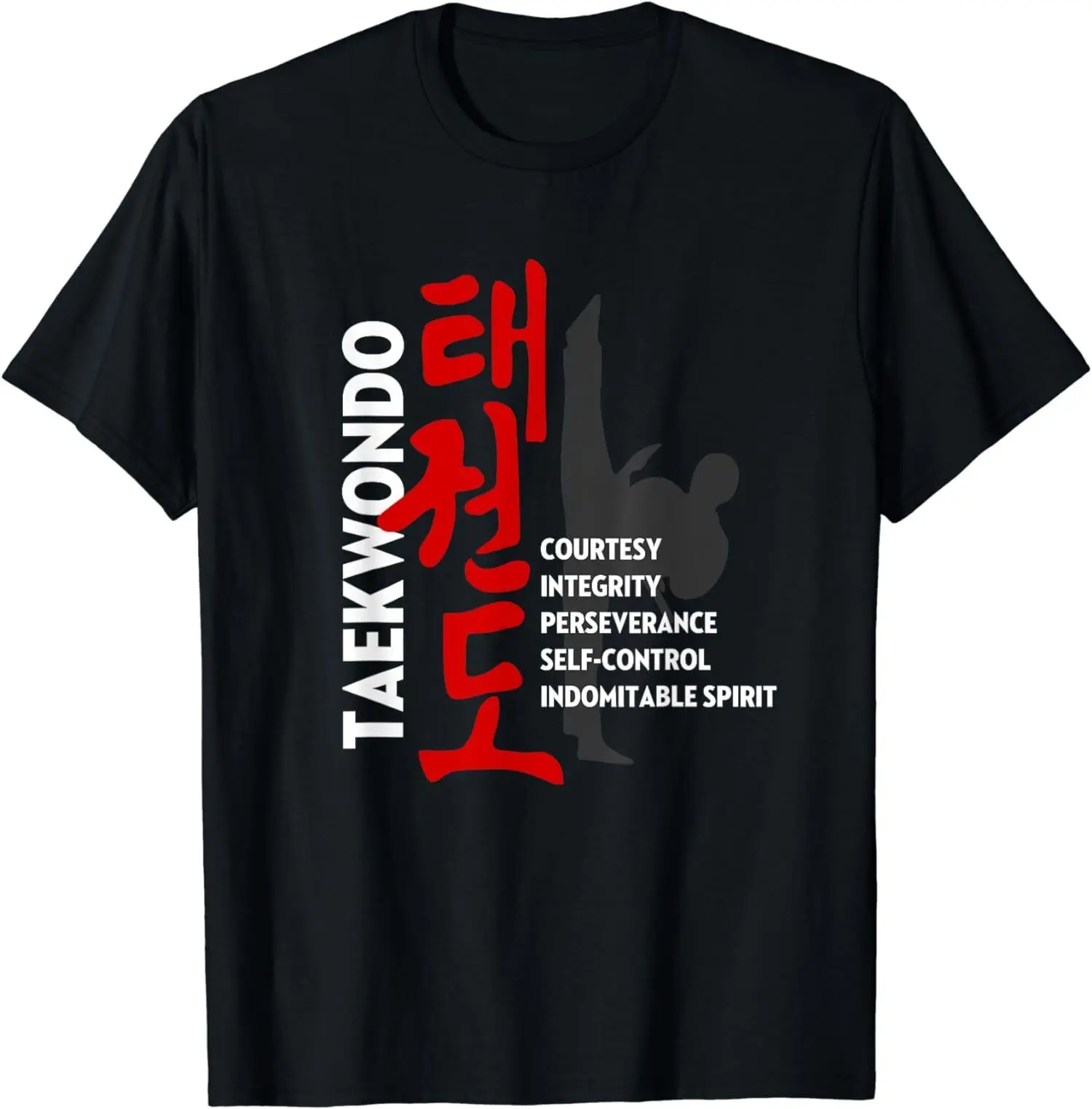 NEW LIMITED Taekwondo Tenets Martial Arts T-Shirt