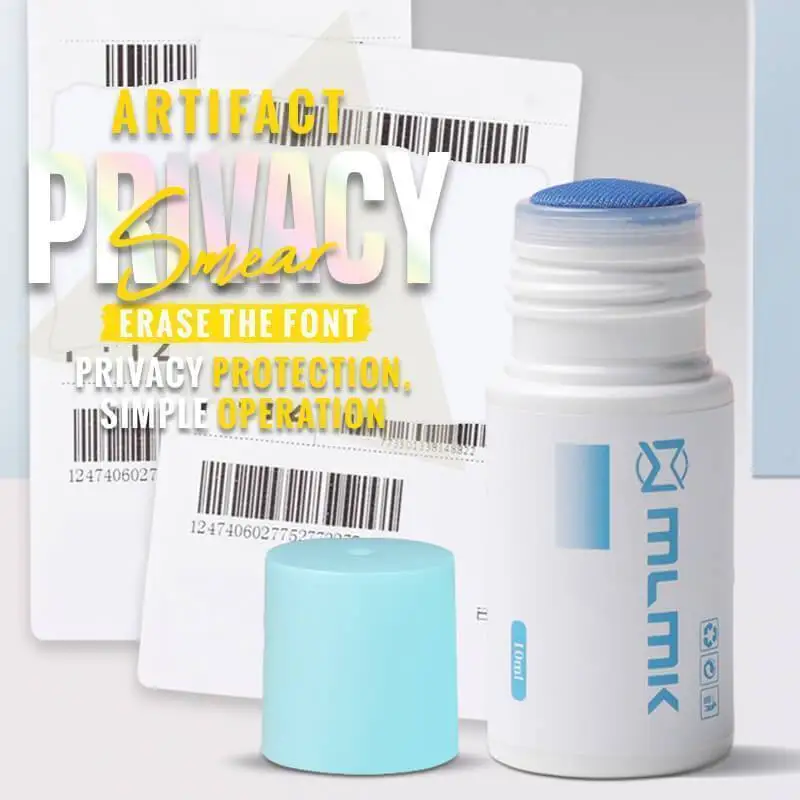 Privacy Smear Artifact Information cover device anti-leakage protection thermal paper correction fluid express codeSeal Roller T