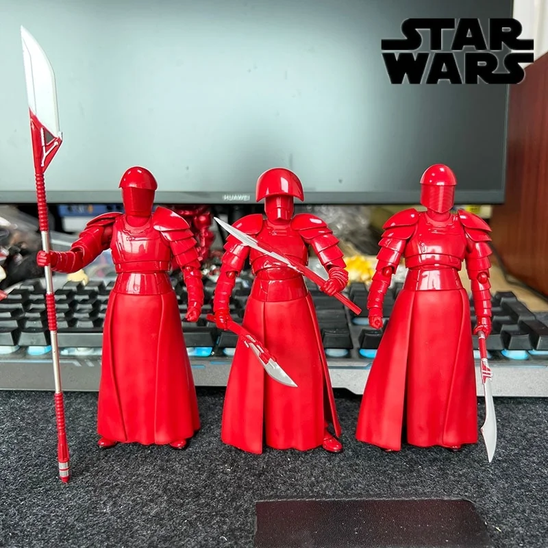

Genuine Bandai Shf Star Wars The Last Of Knight 6-inch Red Soldier Action Figure Collectible Model