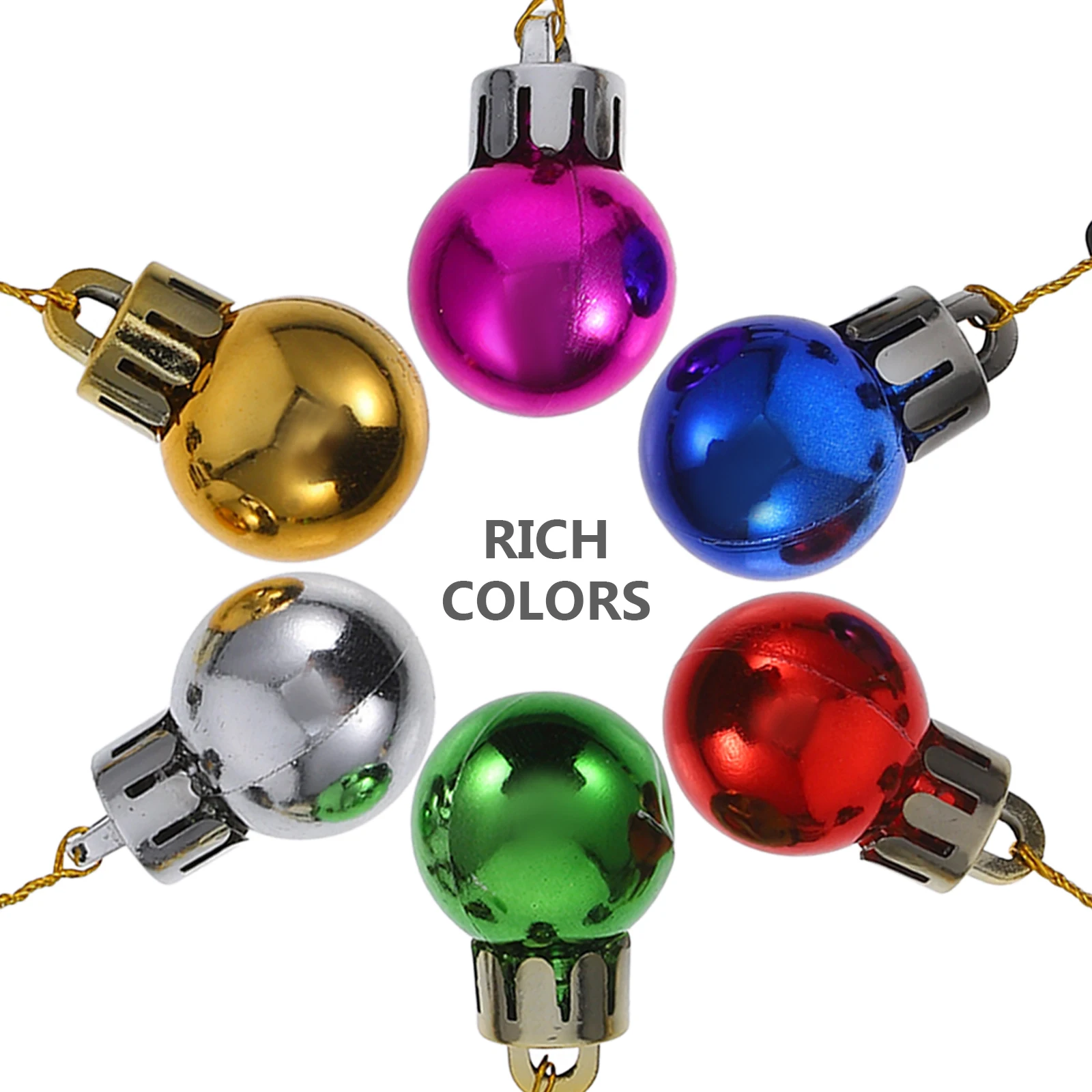 12개 크리스마스 수염 헤어 클립 다채로운 반짝이는 장식품 얼굴 장식 남성용 휴일 파티 액세서리