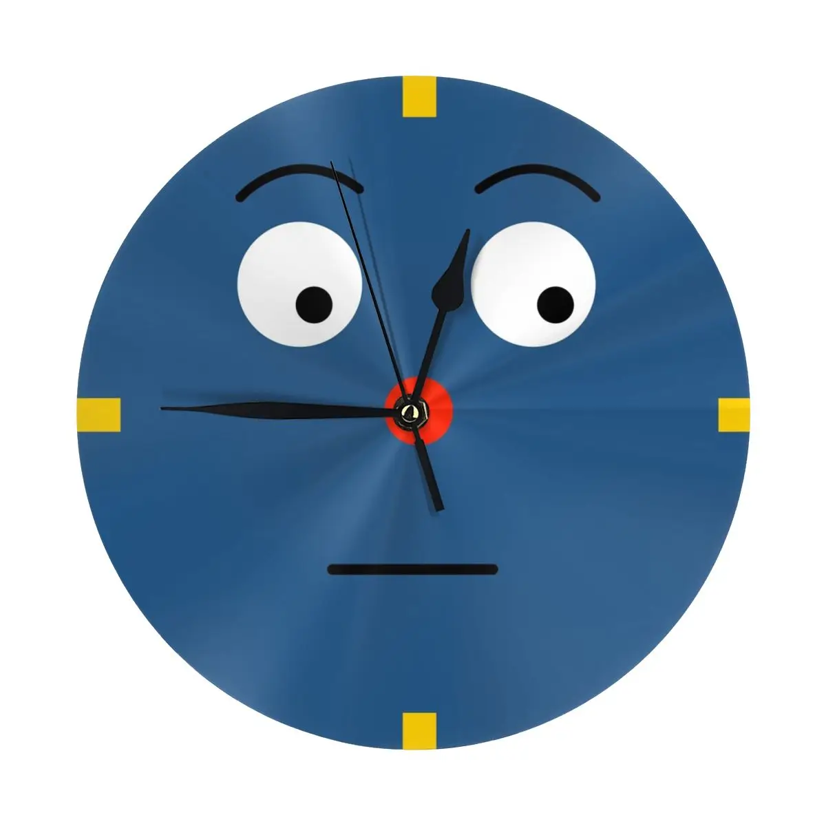 Dont Hug Me Im Scared- Tony The Talking Clock Modern Simple and Wall Hung Clock for Study Bedroom Living Room Bathroom