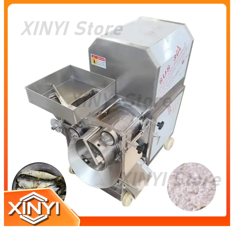 Commercial Stainless Steel Fish Minced Fillet Making Machine for Fish Bone Meat Separator Deboner Machine for Food Processing