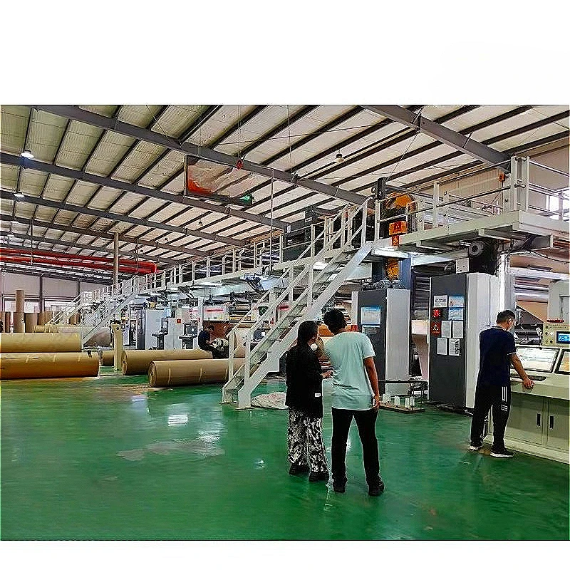 Industrial Grade Corrugator Machine with Temperature Control  Safety Features for Manufacturing Workshop Customized Installation