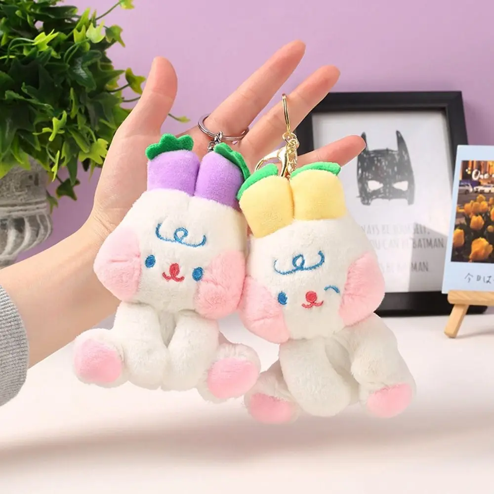 Soft Stuffed Doll Plush Rabbit Keychain Bag Accessories Plush Keychain Pendant Pendant Animal Plush Toy Car Key Ring Bag Key