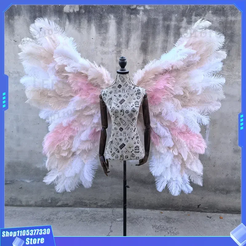 3D Angel Wall Wings Industrial Style Pearl Cotton Props Creative Background Decoration for Milk Tea Shop Photography Studio