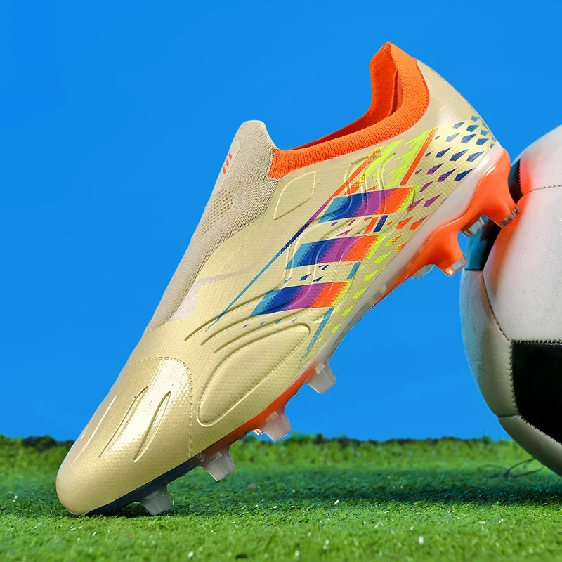 

Professional TF/FG Fast Training Soccer Shoes Non Slip Sneaker Men Football Shoes Society Cleats Indoor Football Field Boots