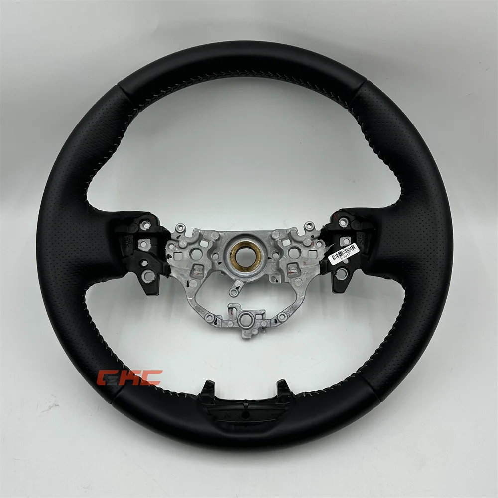 

Customized Black leather stitch Steering Wheel for 2024-2025 Camry with Hand Stitching for Luxury Driving Experience