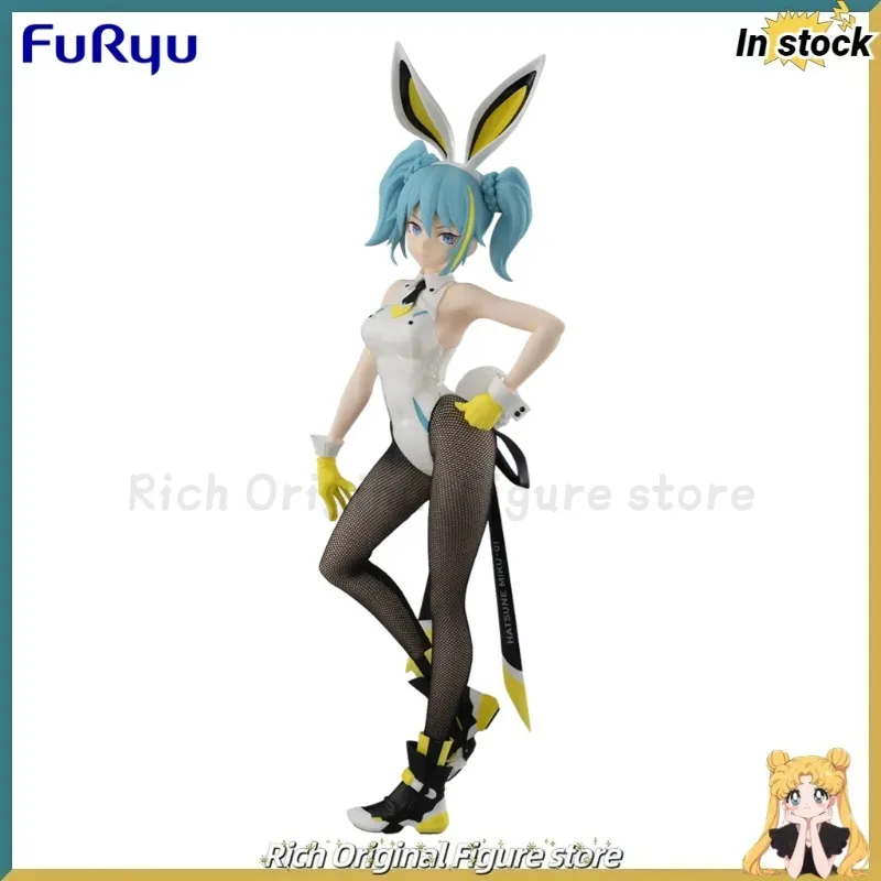 【在庫あり】オリジナル-フリュー-bicute-bunnies-初音ミク-cool-girl-アニメ-フィギュア-モデル-オーナメント