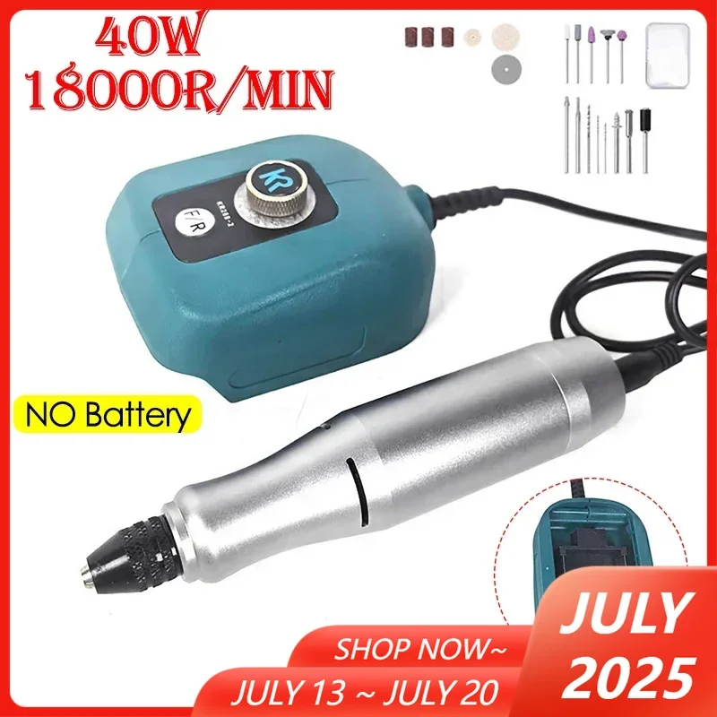 

Electric Grinder Mini Drill Rotary Tool Kit Woodworking Engraving Pen DIY For Jewelry Metal Glass Polishing Carving (NO Battery)