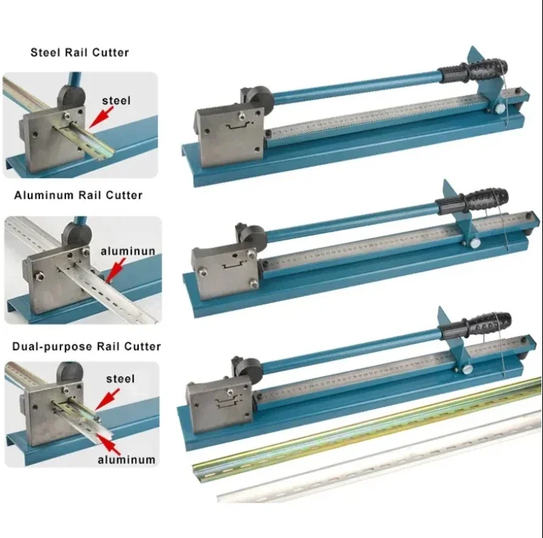 DC-35 rail cutting tool, trunking aluminum/steel track cutting machine for air switch fixed track