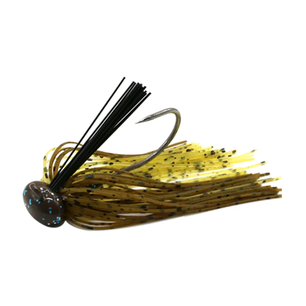 Mycena 12G/16G Fußball Jig Spinner Köder Weedless Jig Chatter Köder Angeln Locken Chatterbait Wobbler Für Bass angelgerät – Detail 7