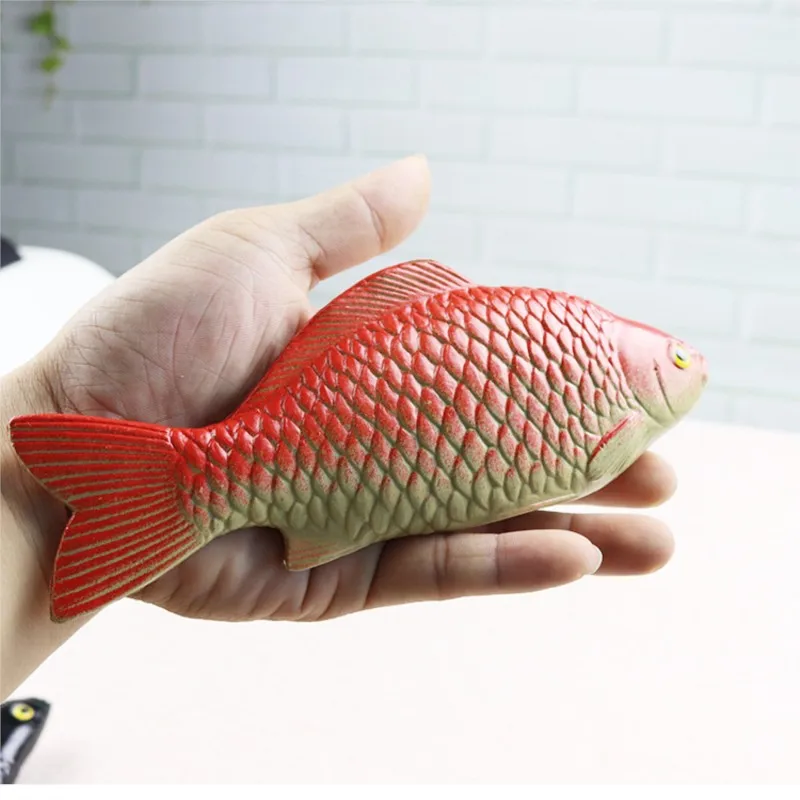 1pc Artificial Foods Simulation Fish Refrigerator Decoration School Children Restaurant Teaching Materials Student Photos