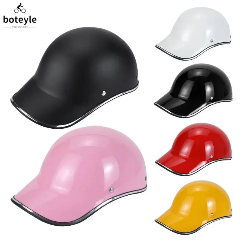 MTB Bicycle Helmet Half Helmet Even Size Comfortable Lining Motorbike Helmet Portable Men and Women Universal Riding Equipment