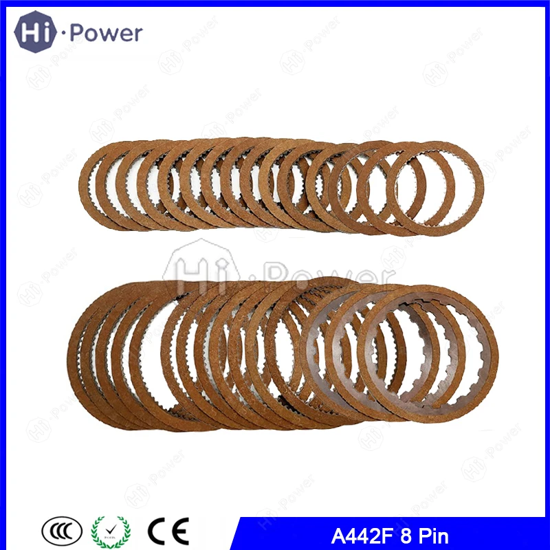 

8-контактный A442F фрикционный диск автоматической коробки передач, диск сцепления для автомобильных аксессуаров TOYOTA, комплект дисков коробки передач