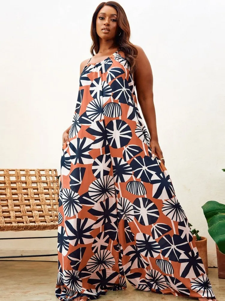 

Plus Size Women Clothes Jumpsuit Spring Summer Clothes Urban Leisure Bodysuit New 2026 Tracksuit Jumpsuit Wholesale Dropshipping