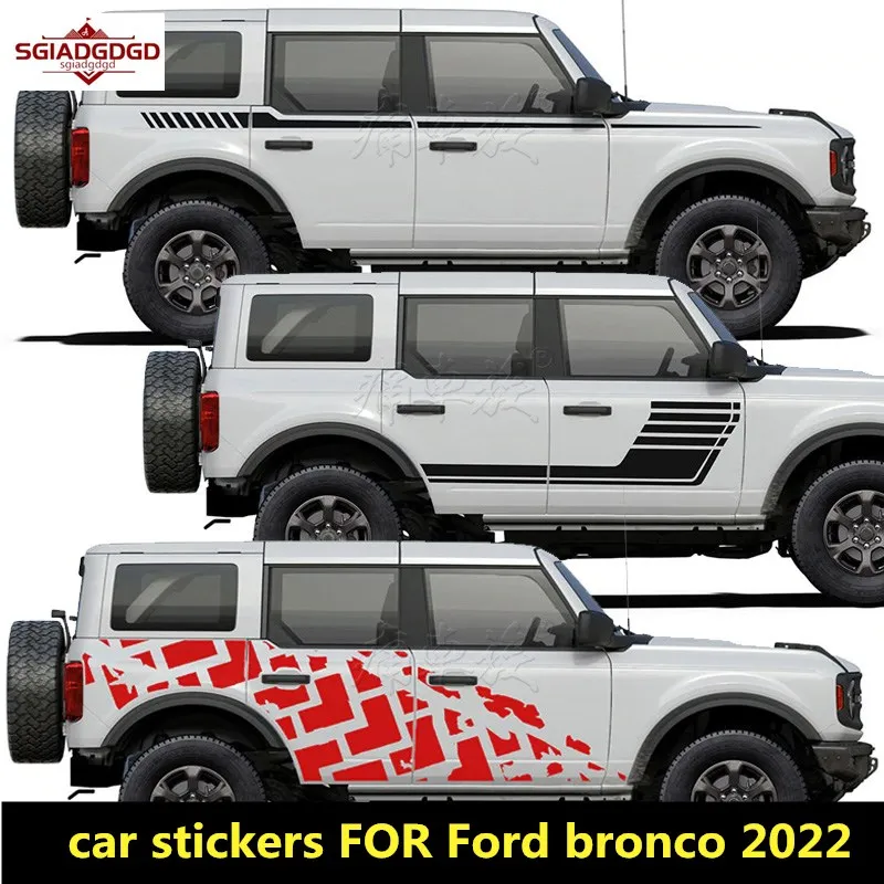 

New custom car stickers FOR Ford bronco 2022 body appearance modification special sports decal accessories