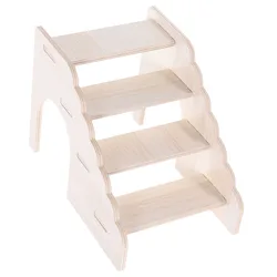 Wooden Ladder Toy Guinea Pig Small Pet Cage Training Platform Pet Supplies Hamster Wood Ladder Accessories Hamster