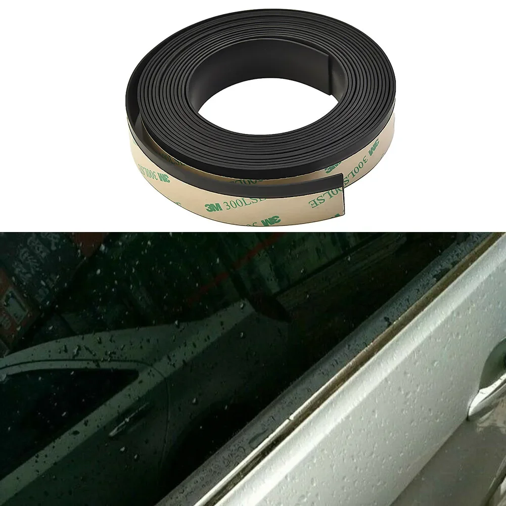 1Pcs 4M Car Door Seal Strip Window Sealing Strip Soundproof Front And Rear Windshield Roof Water-proof Rubber Strip Rainproof