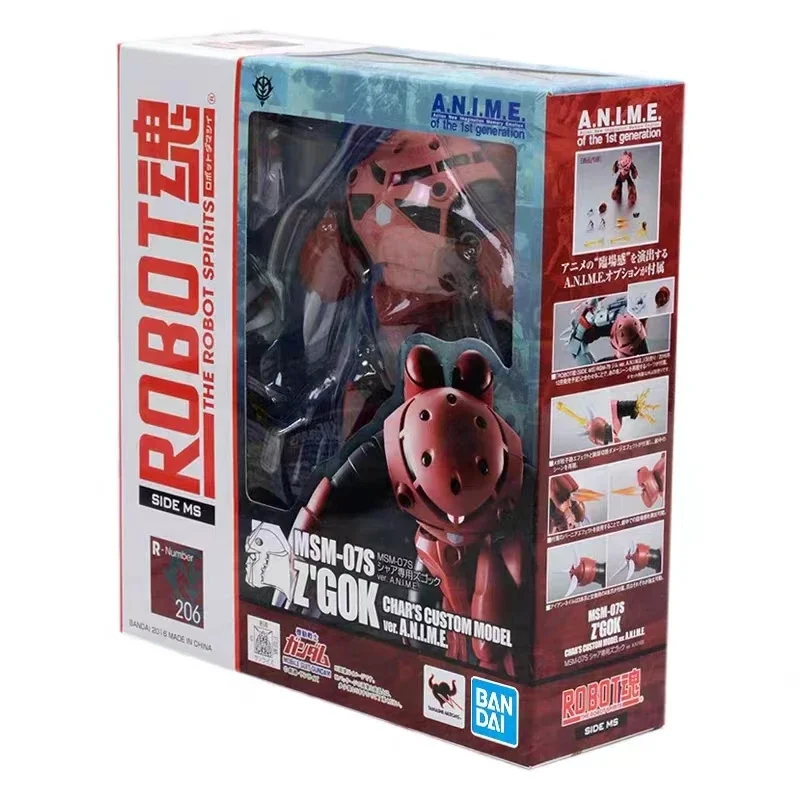 Originele doos Bandai DE ROBOT GEESTEN MSM-07S ZGOK Anime Beeldje Action Karakter Assembly Model Kit Collectie Gundam Speelgoed