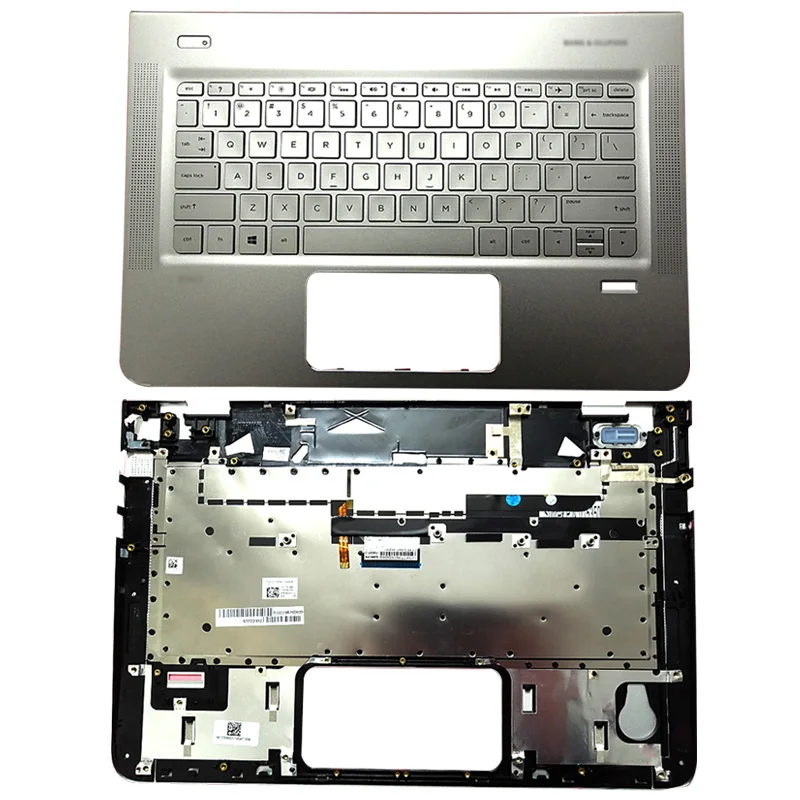 Original New For HP ENVY 13-D 13-D025TU 13-D051TU 13-D056TU 13-D040WM Laptop Palmrest Upper Case US Backlit keyboard 829305-001