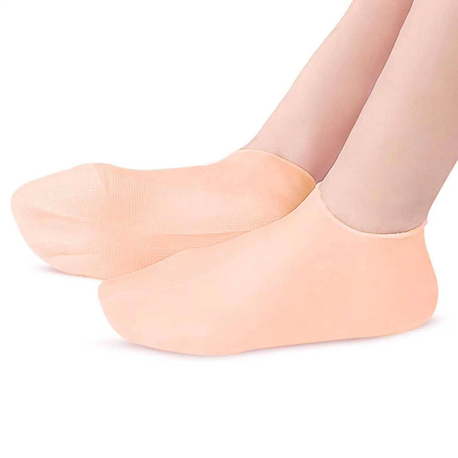 Protezioni per la cura della pelle del piede screpolato Calzini idratanti in silicone Calzini per pedicure in gel ammorbidente per donne Spa