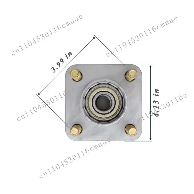 Front Wheel Hub Assembly with Bearings for Club Car DS Precedent 2003-Up Golf Cart OEM 102357701 1023577-01