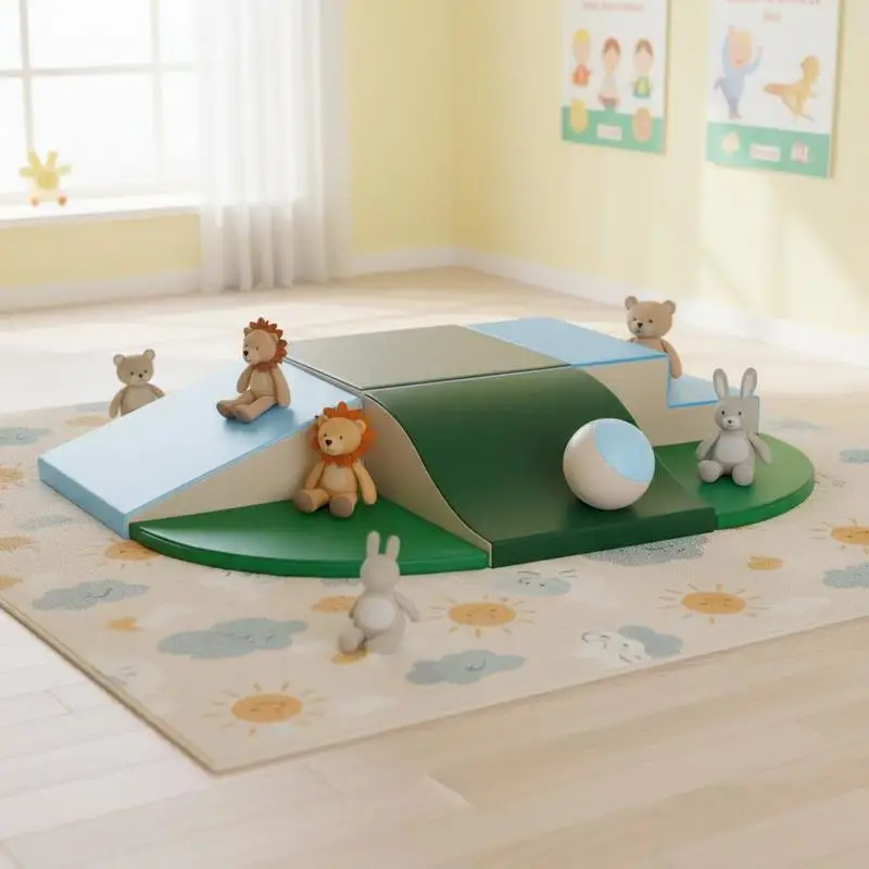 Ensemble de jouets d'escalade pour tout-petits, blocs de jeu en mousse souple pour enfants, ensemble d'activités Montessori pour développer la motricité globale à la maison et en garderie