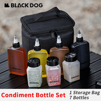 Naturehike BLACKDOG Condiment Bottle Set Outdoor BBQ Seasoning Storage Bag Picnic Camping Multifunctional Spice Container 2.9L