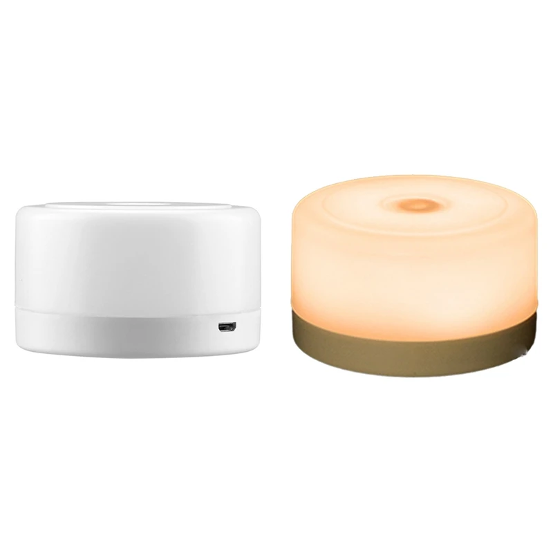 

ABVG-LED Mini Night Light USB Rechargeable Touch Sensor Lamp Portable Bedside Lamp Bedroom Living Room Lamp