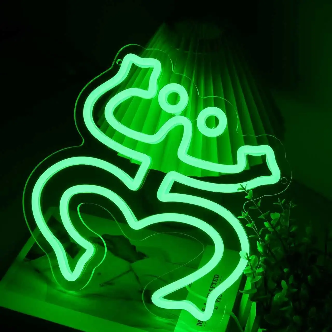 

Frog Neon Sign Art Wall Light USB LED Neon Light for Club Game Rooms Garages Bar Bedroom Decoration Christmas Birthday Gift