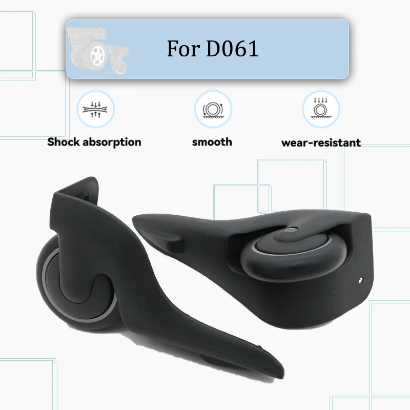 

For D061 Luggage Case Fixed Wheel Replacement Part Non-Swivel Front Wheel Durable Luggage Case Moving Component