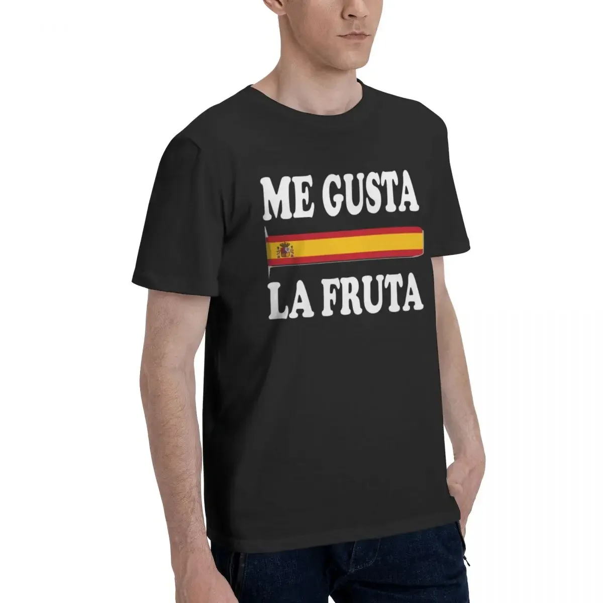 Me Gusta La Fruta I Like Fruits Funny Spanish T Shirt Cotton Mens Women T-Shirt