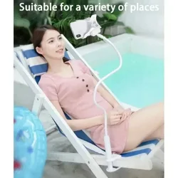 Lazy Gooseneck Phone Holder Flexible Clip Mount 360 Rotation For iPhone Android Bed Desk Chair Multi-Scene Accessory Daily Use