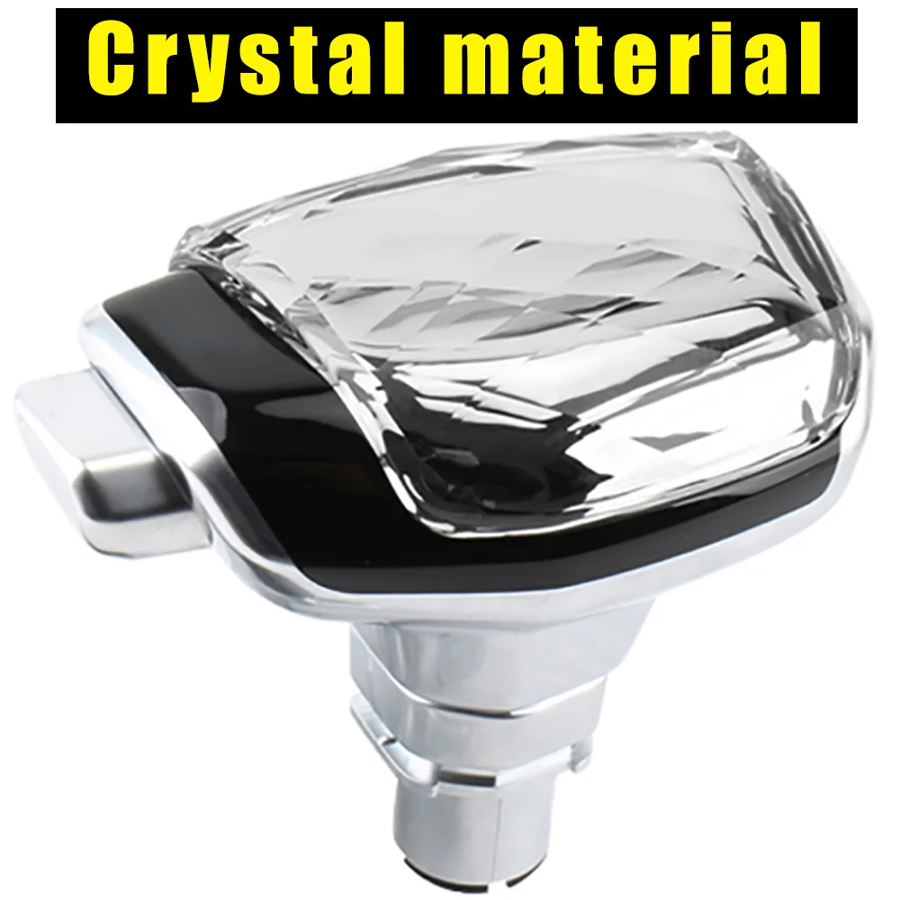 Crystal Gear Shift Knob Head For Hyundai Santa Fe gear rod Tucson i30 i40 Sonata mistra Avante Elantra Azera Gearbox Handle