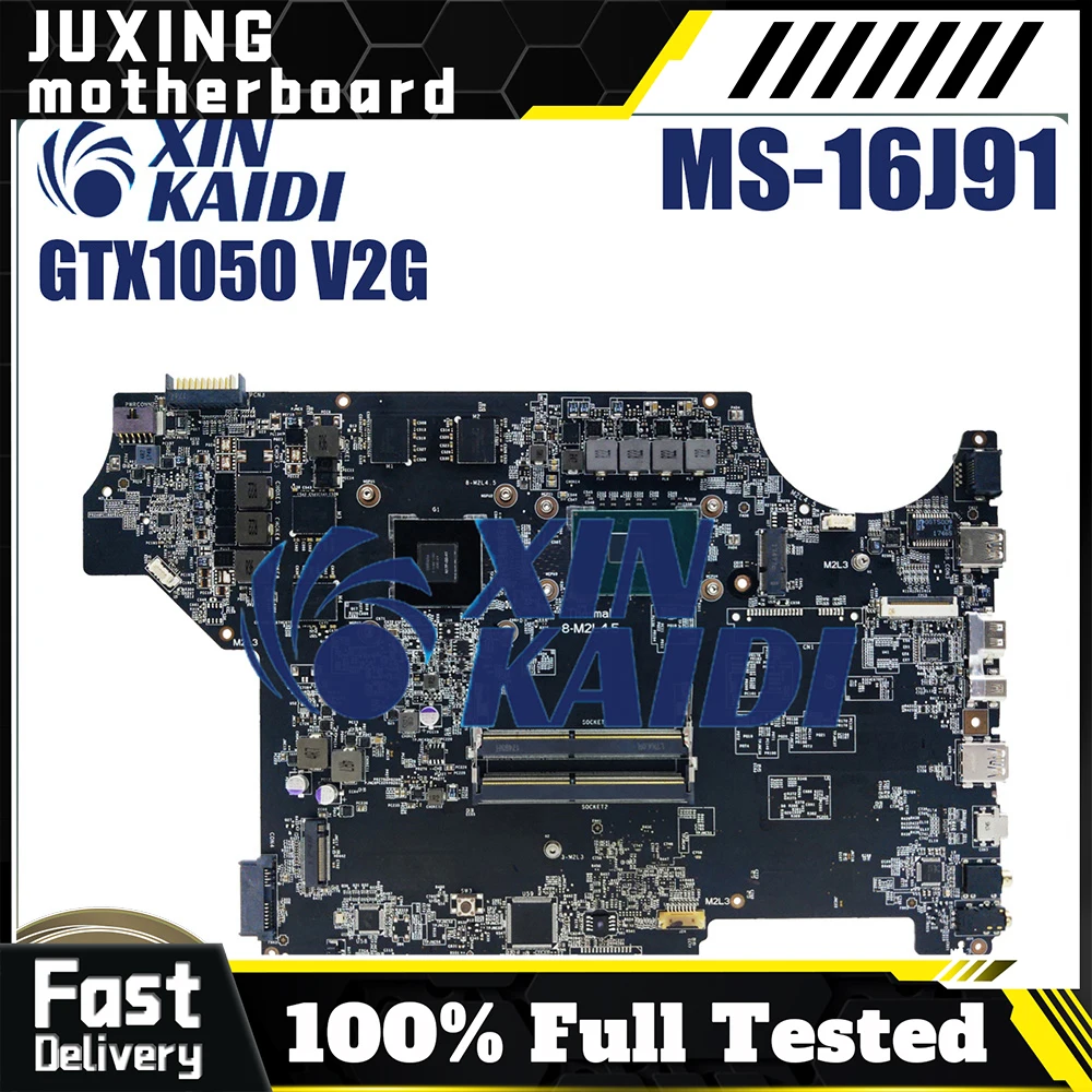 MS-16J91 For MIS MS-16J9 GP62 PE60 GL62M MS-16J91 Mainboard i3 i5 i7 CPU 100% Tested Laptop Mainboard