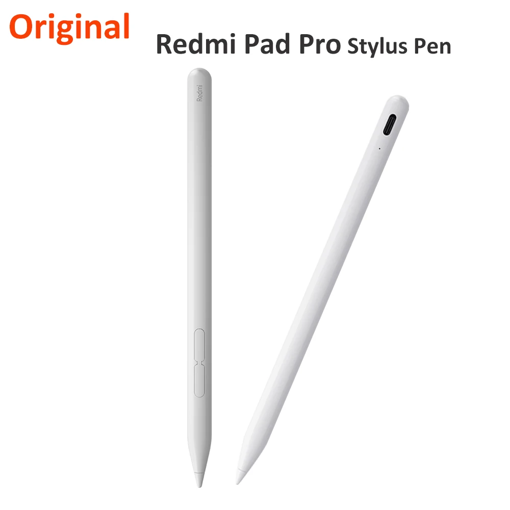 قلم Redmi Pad Pro الأصلي لجهاز Xiaomi Redmi Tablet Pro 12.1 "رسم الكتابة قلم رصاص ذكي 80 مللي أمبير في الساعة شحن من النوع C