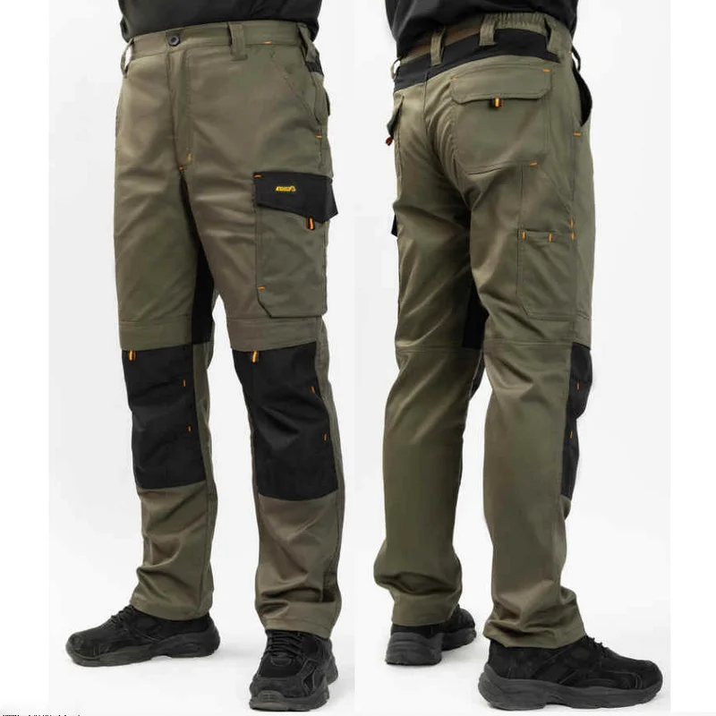 سراويل ملابس العمل على الطراز الأمريكي، سراويل البضائع غير الرسمية متعددة الأغراض، سراويل سميكة من نسيج أكسفورد