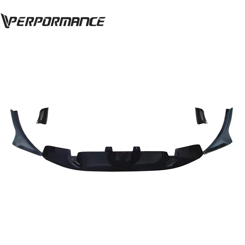 

STLFX3 G01 2019 Year~ Front Lip Glossy Black PP Material Anterior Lip 3D Style for X3 G01 Car Front Bumper Lip