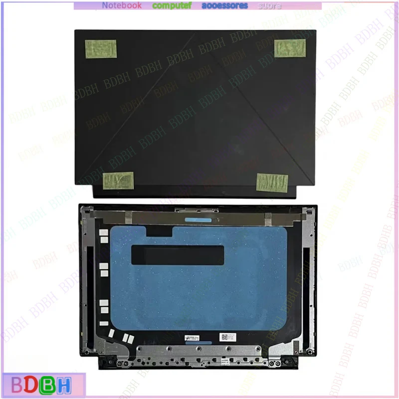 ZQ  ABCD case new palm rest for Dell G15 5530, 5531, 5535 computers, equipped with RGB backlit keyboard (2023 version), black