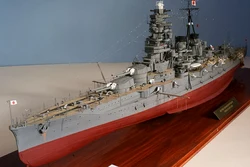 1:200 Scale WW2 Battleship Hiei DIY Handcraft Paper Model Kit Puzzles Handmade Toy DIY