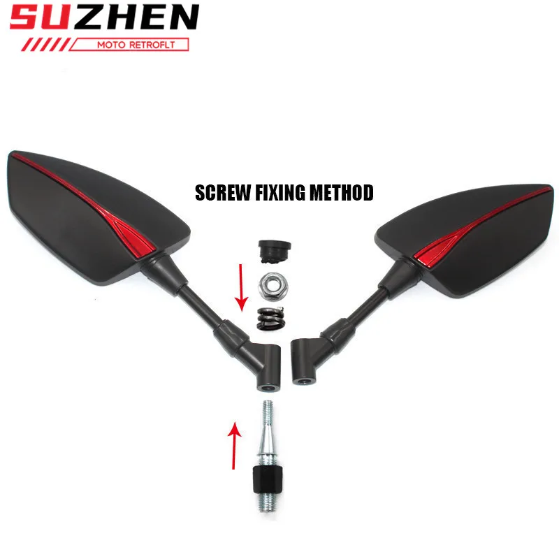 For YAMAHA XMAX300 XMAX400 XMAX X-MAX 125 250 300 400 Motorcycle Side Mirror rearview Mirrors image 5