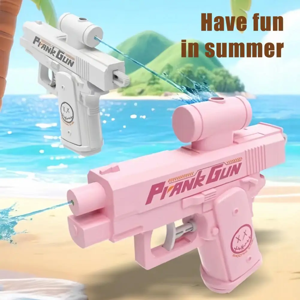 Juguete de tirador de agua de broma de 16x13cm, aspersor de agua bidireccional, pulverizador de broma recargable hacia adelante hacia atrás, juguete para jugar en el agua al aire libre, verano